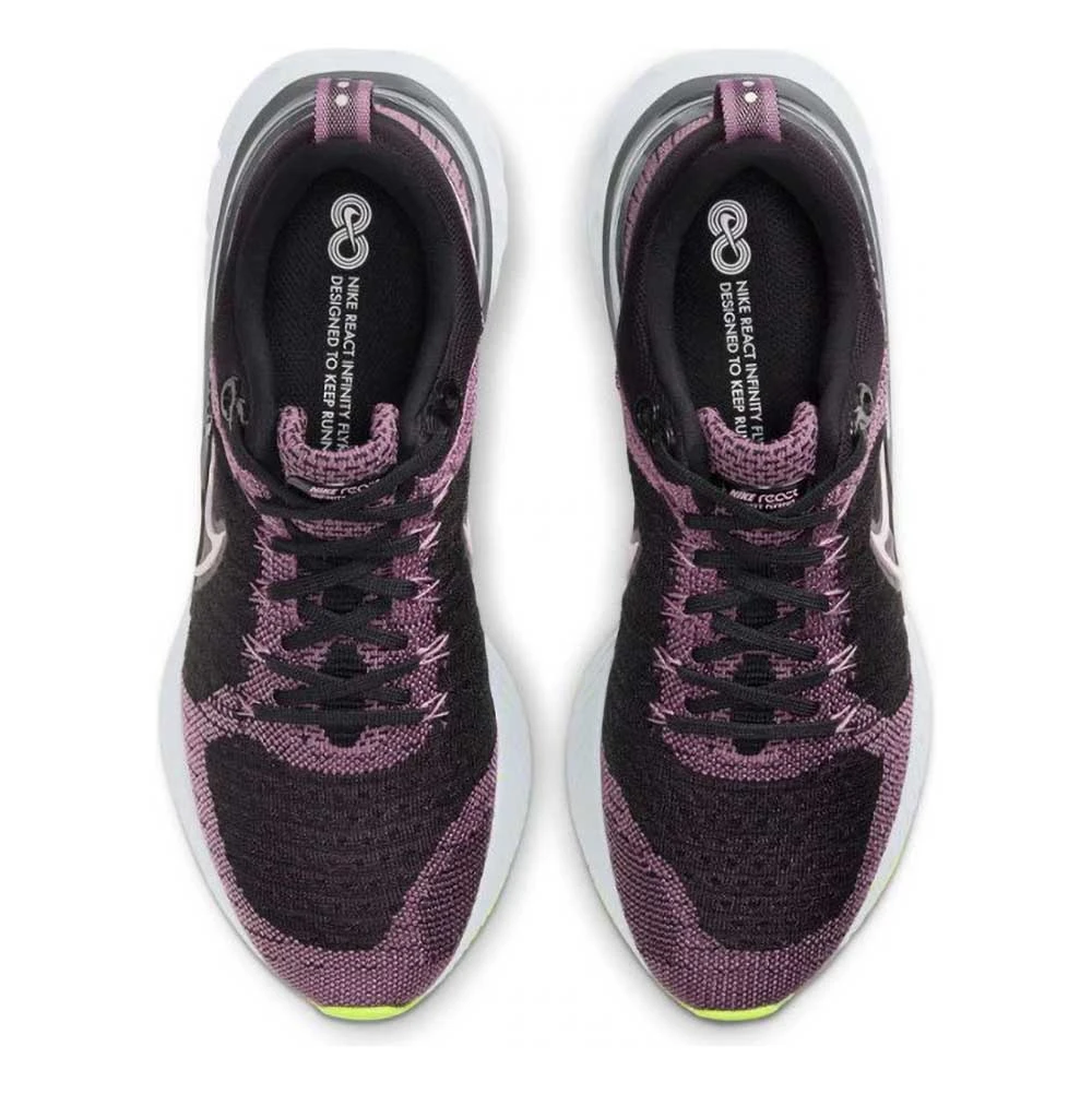 Nike Women's React Infinity Run 2 Running Shoe - Violet Dust/Elemental Pink/Black/Cyber - Regular (B) 4 Nike Women's React Infinity Run 2 Running Shoe - Violet Dust/Elemental Pink/Black/Cyber - Regular (B)