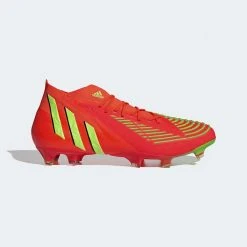 Adidas Unisex Predator Edge 1 FG - Solar Red/Team Solar Green/Core Black