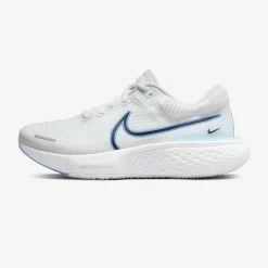 Shoes Men's Nike ZoomX Invincible Flyknit 2 Running Shoe - White/Black/University Blue- Regular (D)