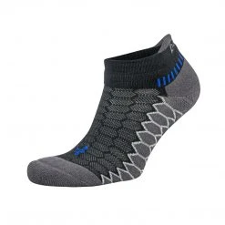 Balega Unisex Silver No Show Socks - Black/Carbon