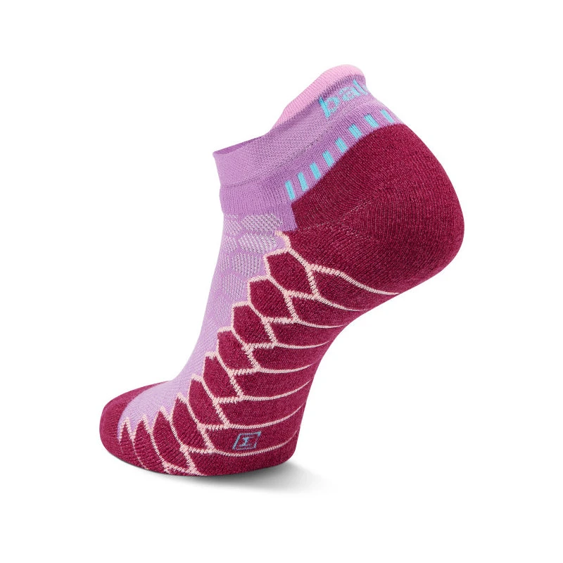 Balega Unisex Silver Socks - Bright Lilac/Wildberry 3 Balega Unisex Silver Socks - Bright Lilac/Wildberry