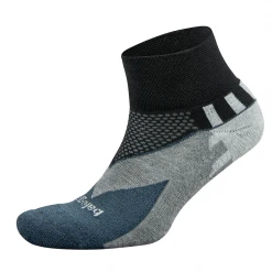 Balega Unisex Enduro Quarter Sock - Black/Charcoal Socks