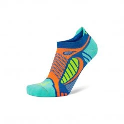 Balega Unisex Ultralight Socks - Palace Blue/Neon Aqua