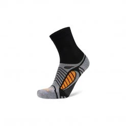 Balega Unisex Ultralight Crew Socks - Black/Grey Heather