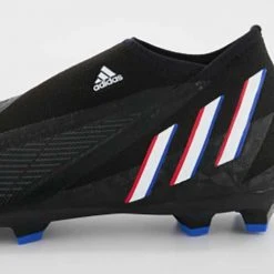 Adidas Men's Predator Edge .3 Laceless FG - Black/White/Red