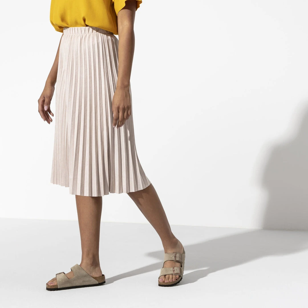 Birkenstock Arizona Soft Footbed Taupe Suede Leather Sandal - Taupe- Regular/Wide 7 Birkenstock Arizona Soft Footbed Taupe Suede Leather Sandal - Taupe- Regular/Wide