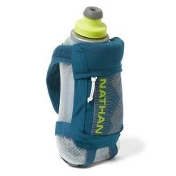 Nathan Hydration, Belts, And Waterbottles QuickSqueeze Insulated 18oz - Marine Blue/Finish Lime
