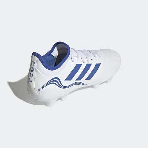 Adidas Men's Copa Sense .3 FG Soccer Shoe - White/Hi Res Blue 2 Adidas Men's Copa Sense .3 FG Soccer Shoe - White/Hi Res Blue