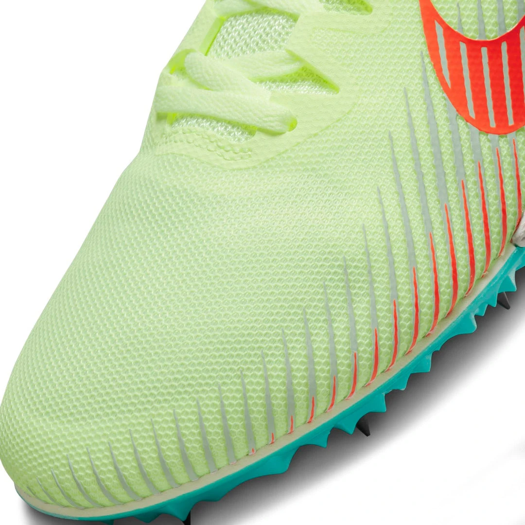 Nike Unisex Zoom Rival M 9 Spikes - Barely Volt/Hyper Orange/Dynamic Turq - Regular (D) 8 Nike Unisex Zoom Rival M 9 Spikes - Barely Volt/Hyper Orange/Dynamic Turq - Regular (D)