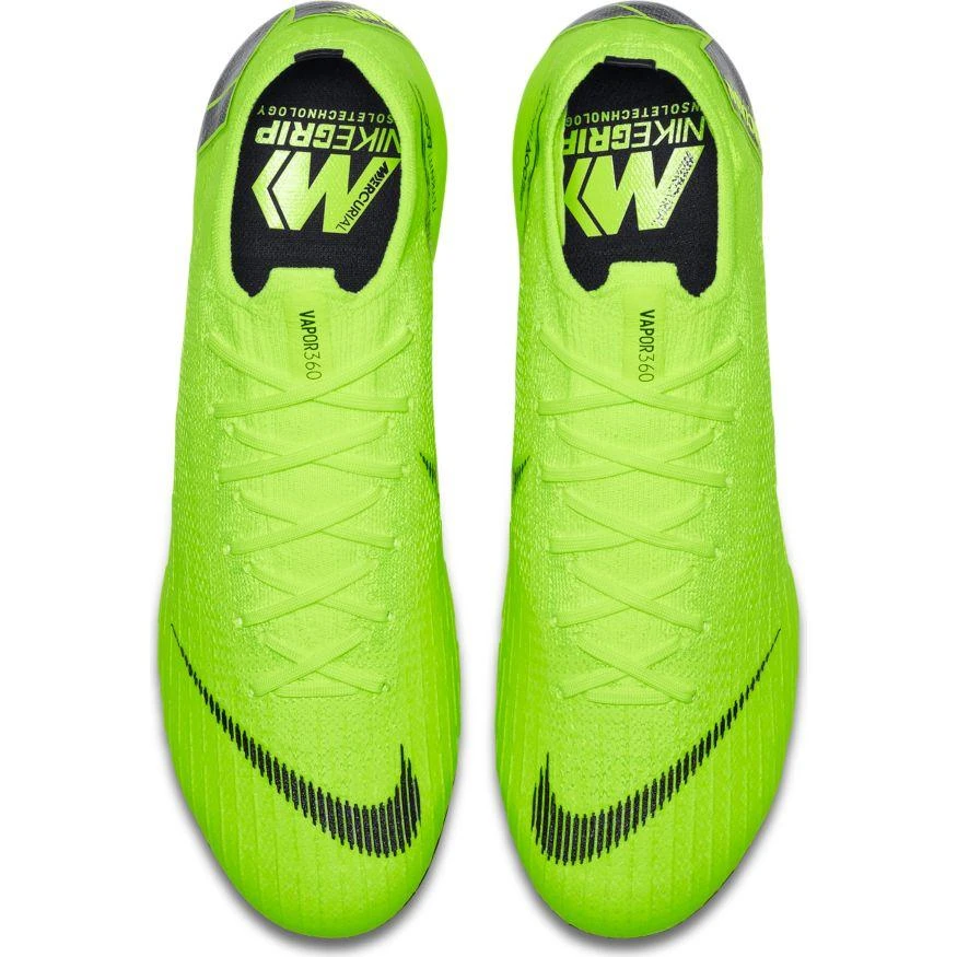 Nike Men's Vapor 12 Elite FG Soccer Cleat - Volt 4 Nike Men's Vapor 12 Elite FG Soccer Cleat - Volt