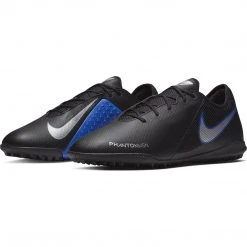 Nike Men's Phantom VSN Academy TF Soccer Cleat - Black/Metallic Silver/Racer Blue 12 Nike Men's Phantom VSN Academy TF Soccer Cleat - Black/Metallic Silver/Racer Blue