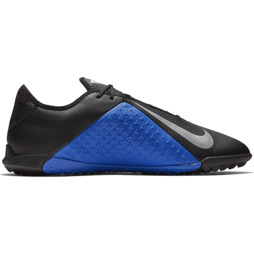 Nike Men's Phantom VSN Academy TF Soccer Cleat - Black/Metallic Silver/Racer Blue 6 Nike Men's Phantom VSN Academy TF Soccer Cleat - Black/Metallic Silver/Racer Blue