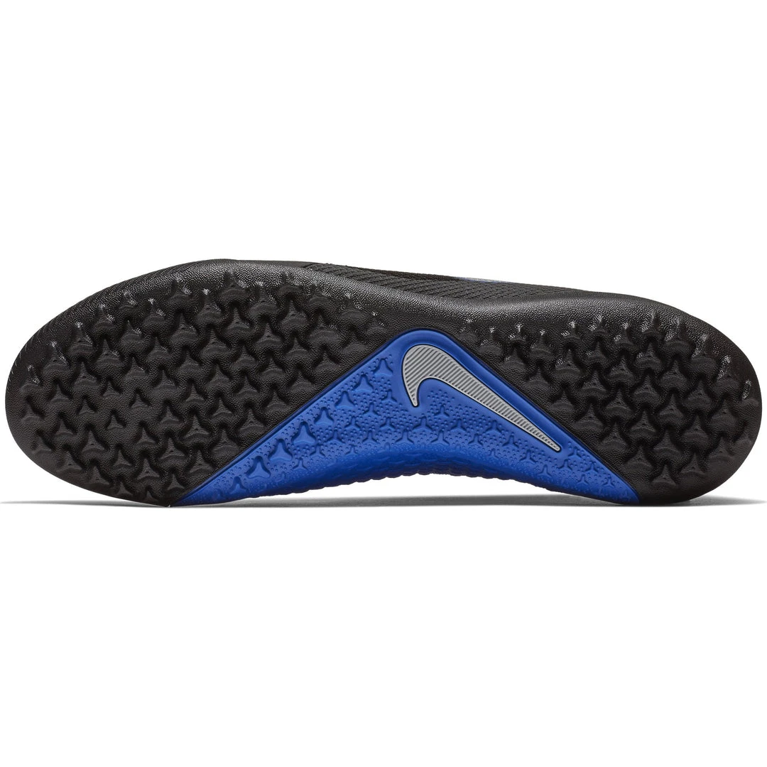 Nike Men's Phantom VSN Academy TF Soccer Cleat - Black/Metallic Silver/Racer Blue 2 Nike Men's Phantom VSN Academy TF Soccer Cleat - Black/Metallic Silver/Racer Blue