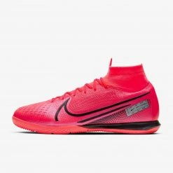 Nike Soccer Unisex Mercurial Superfly 7 Elite Indoor Court Shoe - Laser Crimson/Black