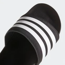 Adidas Men's Adilette Comfort Slide - Black/White/Black - Regular (D) 14 Adidas Men's Adilette Comfort Slide - Black/White/Black - Regular (D)