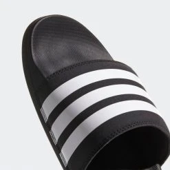 Adidas Men's Adilette Comfort Slide - Black/White/Black - Regular (D) 15 Adidas Men's Adilette Comfort Slide - Black/White/Black - Regular (D)