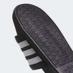 Adidas Men's Adilette Comfort Slide - Black/White/Black - Regular (D) 17 Adidas Men's Adilette Comfort Slide - Black/White/Black - Regular (D)
