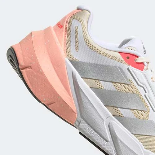 Adidas Women's AdiSTAR Running Shoe - Ecru Tint/Silver Metallic/Light Flash Orange - Regular (B) Shoes 8 Adidas Women's AdiSTAR Running Shoe - Ecru Tint/Silver Metallic/Light Flash Orange - Regular (B) Shoes