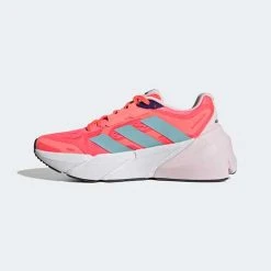 Adidas Women's AdiSTAR Running Shoe - Turbo/Hazy Sky/Almost Pink - Regular (B)