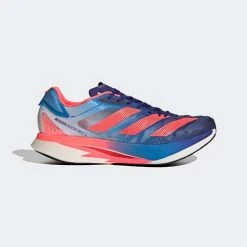 Adidas Shoes Unisex Adizero Adios Pro 2 Running Shoe - Legacy Indigo/Turbo/Sky Rush-Regular (D)