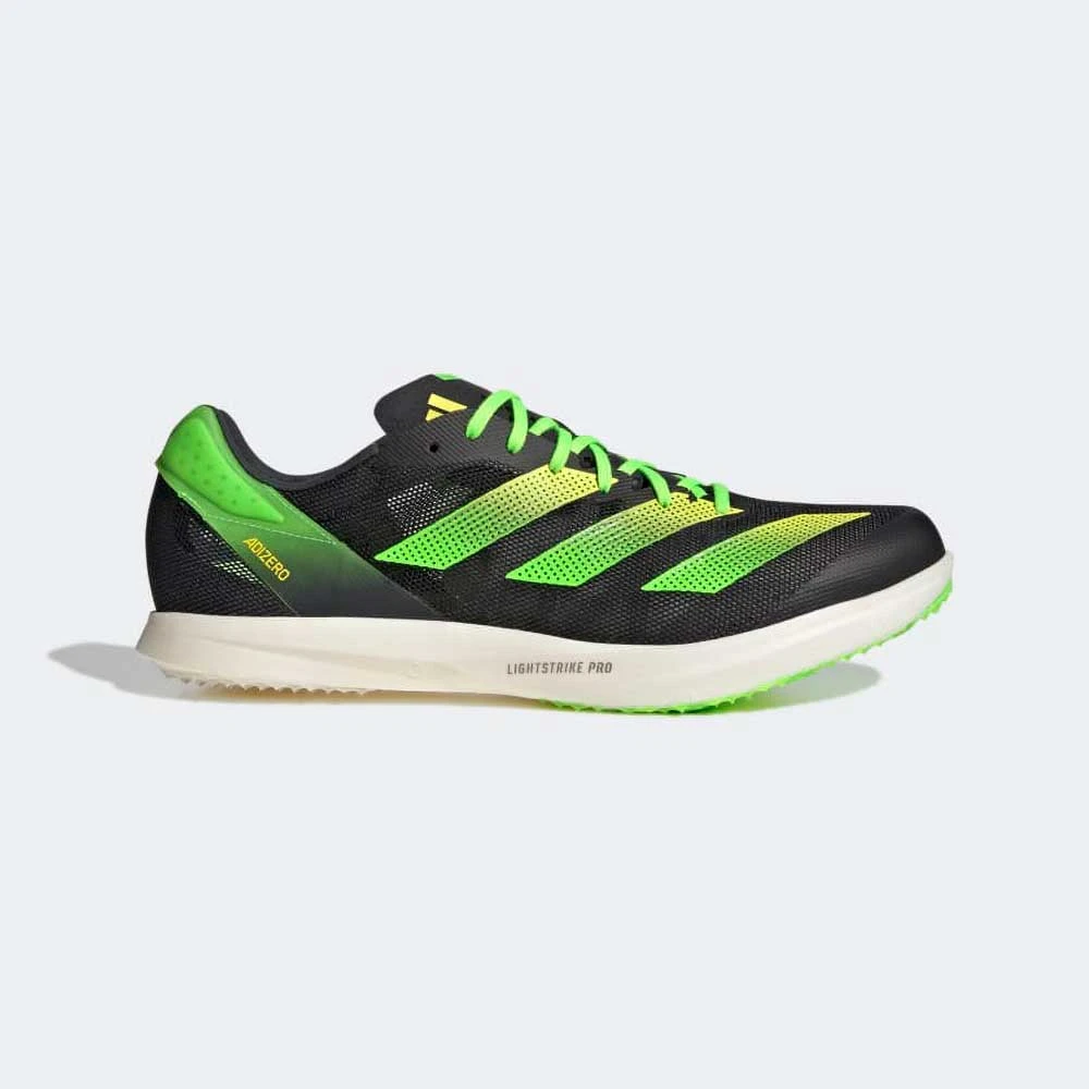 Adidas Unisex AdiZERO Avanti TYO Racing Shoe - Core Black/Beam Yellow/Solar Green Shoes 1 Adidas Unisex AdiZERO Avanti TYO Racing Shoe - Core Black/Beam Yellow/Solar Green Shoes