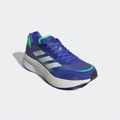 Adidas Men's Adizero Boston 10 Running Shoe - Sonic Ink / Cloud White / Screaming Green - Regular (D) Shoes 13 Adidas Men's Adizero Boston 10 Running Shoe - Sonic Ink / Cloud White / Screaming Green - Regular (D) Shoes
