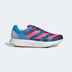 Adidas Men's AdiZERO Takumi Sen 8 Running Shoe - Legacy Indigo/Turbo/Sky Rush - Regular (D) Shoes
