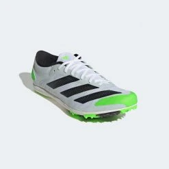 Adidas Unisex AdiZERO XC Spikes - Cloud White/Night Metallic/Solar Green - Regular (D)