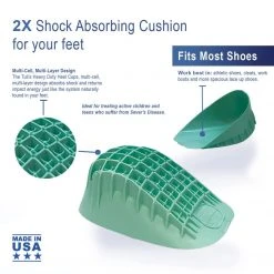 Medi-dyne Tuli's® Heavy Duty Heel Cups™ Insoles 10 Medi-dyne Tuli's® Heavy Duty Heel Cups™ Insoles