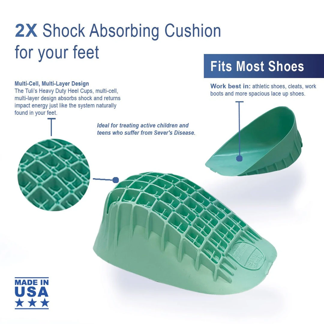 Medi-dyne Tuli's® Heavy Duty Heel Cups™ Insoles 4 Medi-dyne Tuli's® Heavy Duty Heel Cups™ Insoles