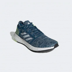 Adidas Men's Pureboost GO Running Shoes - Legend Marine/Res Yellow 11 Adidas Men's Pureboost GO Running Shoes - Legend Marine/Res Yellow