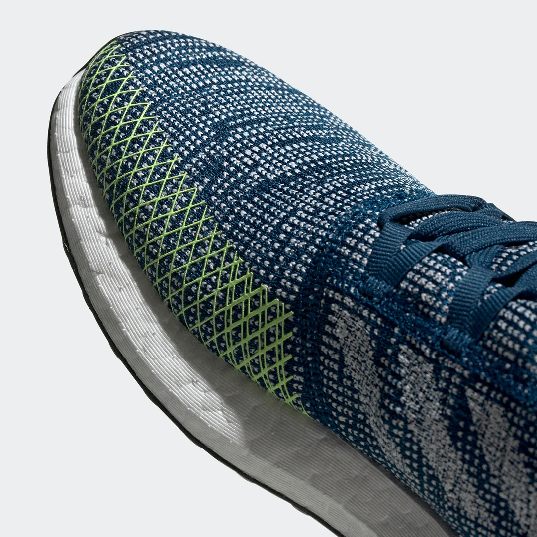 Adidas Men's Pureboost GO Running Shoes - Legend Marine/Res Yellow 7 Adidas Men's Pureboost GO Running Shoes - Legend Marine/Res Yellow