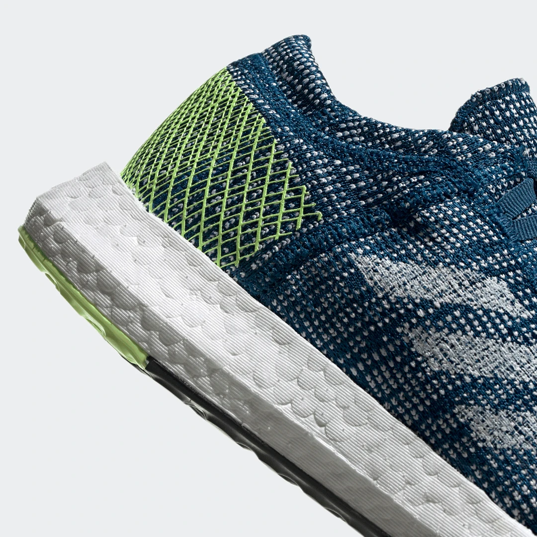 Adidas Men's Pureboost GO Running Shoes - Legend Marine/Res Yellow 8 Adidas Men's Pureboost GO Running Shoes - Legend Marine/Res Yellow