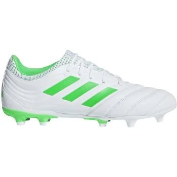 Adidas Copa 19.3 Firm Ground Cleat - White/Solar Lime 1 Adidas Copa 19.3 Firm Ground Cleat - White/Solar Lime