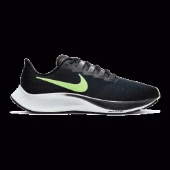 Nike Shoes Men's Zoom Pegasus 37 Running Shoe - Black/Lime Blast/Valerian Blue/White - Regular (D)