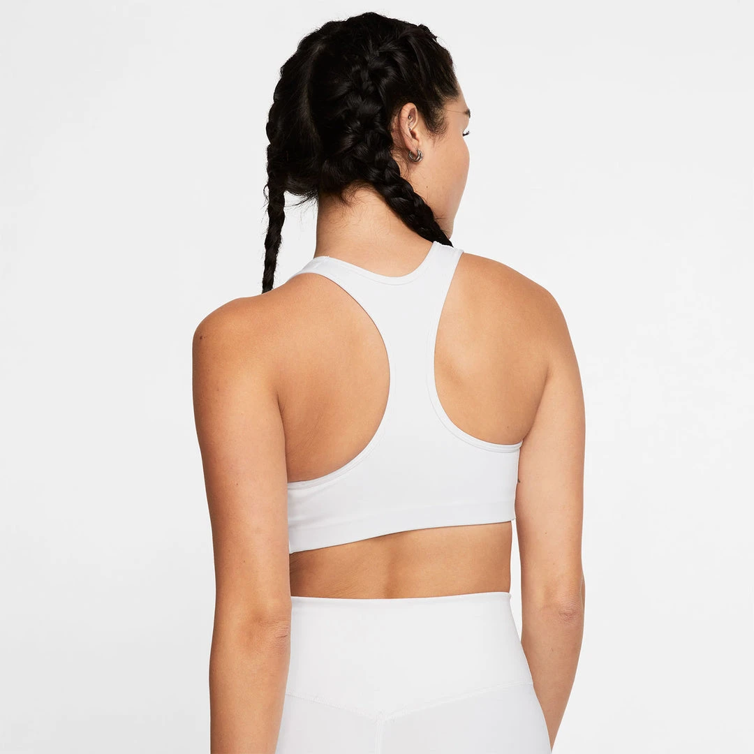 Women's Nike Swoosh Medium-Support Padded Bra - White/Black Bras 4 Women's Nike Swoosh Medium-Support Padded Bra - White/Black Bras