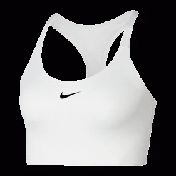 Women's Nike Swoosh Medium-Support Padded Bra - White/Black Bras