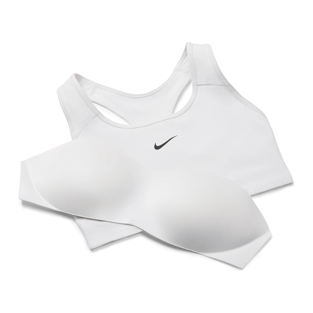 Women's Nike Swoosh Medium-Support Padded Bra - White/Black Bras 7 Women's Nike Swoosh Medium-Support Padded Bra - White/Black Bras