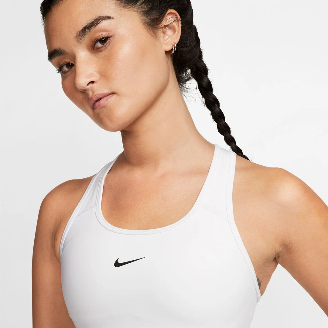 Women's Nike Swoosh Medium-Support Padded Bra - White/Black Bras 5 Women's Nike Swoosh Medium-Support Padded Bra - White/Black Bras