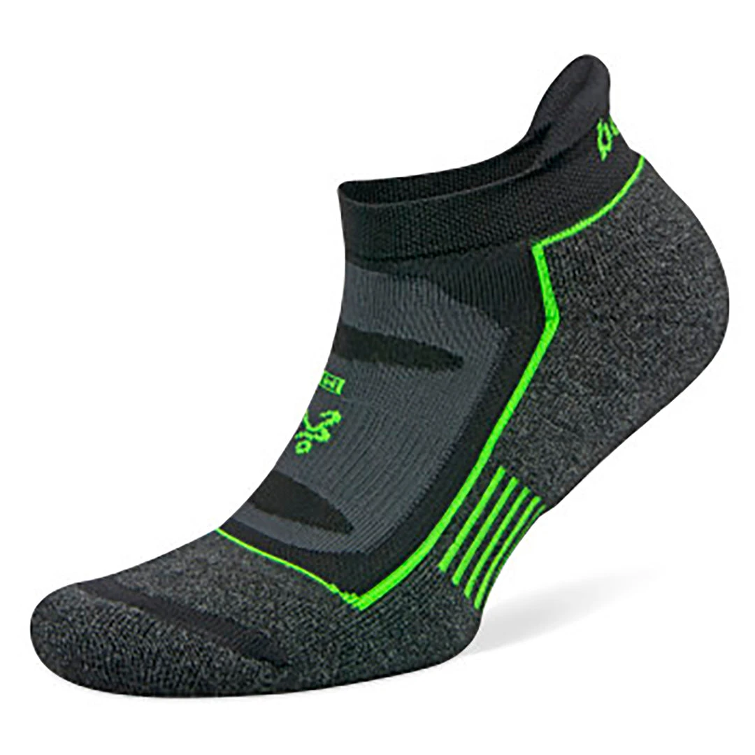 Balega Unisex Blister Resist No Show Socks - Charcoal/Black 1 Balega Unisex Blister Resist No Show Socks - Charcoal/Black