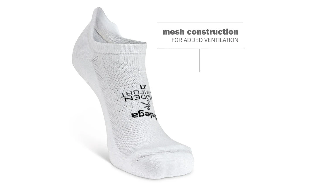 Balega Unisex Hidden Comfort No Show Socks - White 3 Balega Unisex Hidden Comfort No Show Socks - White