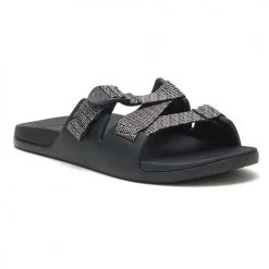 Chaco Shoes Men's Chillos Slide - Fret Black - Regular (D)