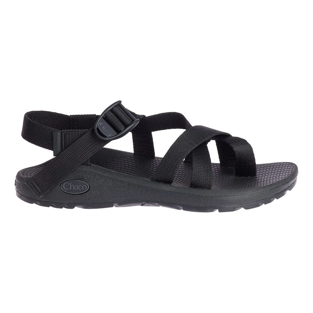 Chaco Shoes Women's Z Cloud 2 Sandal - Solid Black - Wide (D) 1 Chaco Shoes Women's Z Cloud 2 Sandal - Solid Black - Wide (D)