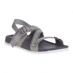 Chaco Shoes Women's Lowdown Sandal - Pully Gray- Regular (B)