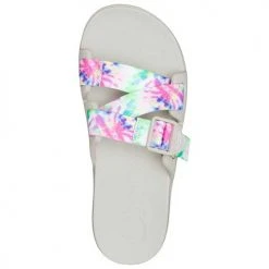 Chaco Shoes Women's Chillos Slide - Light Tie Dye- Regular (B)