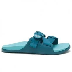 Chaco Women's Chillos Slide - Ocean Blue- Regular (B) Shoes