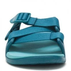 Chaco Women's Chillos Slide - Ocean Blue- Regular (B) Shoes