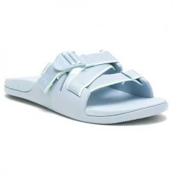 Chaco Shoes Women's Chillos Slide Sandals - Outskirt Sky Blue - Regular (B)
