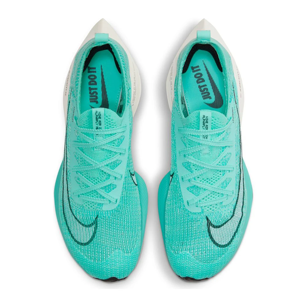 Nike Men's Air Zoom Alphafly Next% Running Shoe - Hyper Turquoise/ White/ Black/ Oracle Aqua - Regular (D) Shoes 3 Nike Men's Air Zoom Alphafly Next% Running Shoe - Hyper Turquoise/ White/ Black/ Oracle Aqua - Regular (D) Shoes