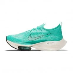 Nike Men's Air Zoom Alphafly Next% Running Shoe - Hyper Turquoise/ White/ Black/ Oracle Aqua - Regular (D) Shoes